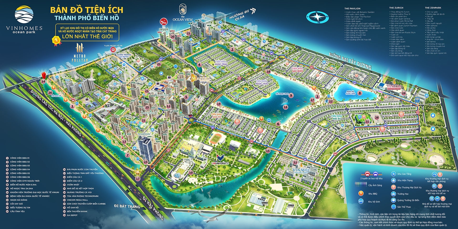 MẶT BẰNG TỔNG THỂ VINHOMES OCEAN PARK